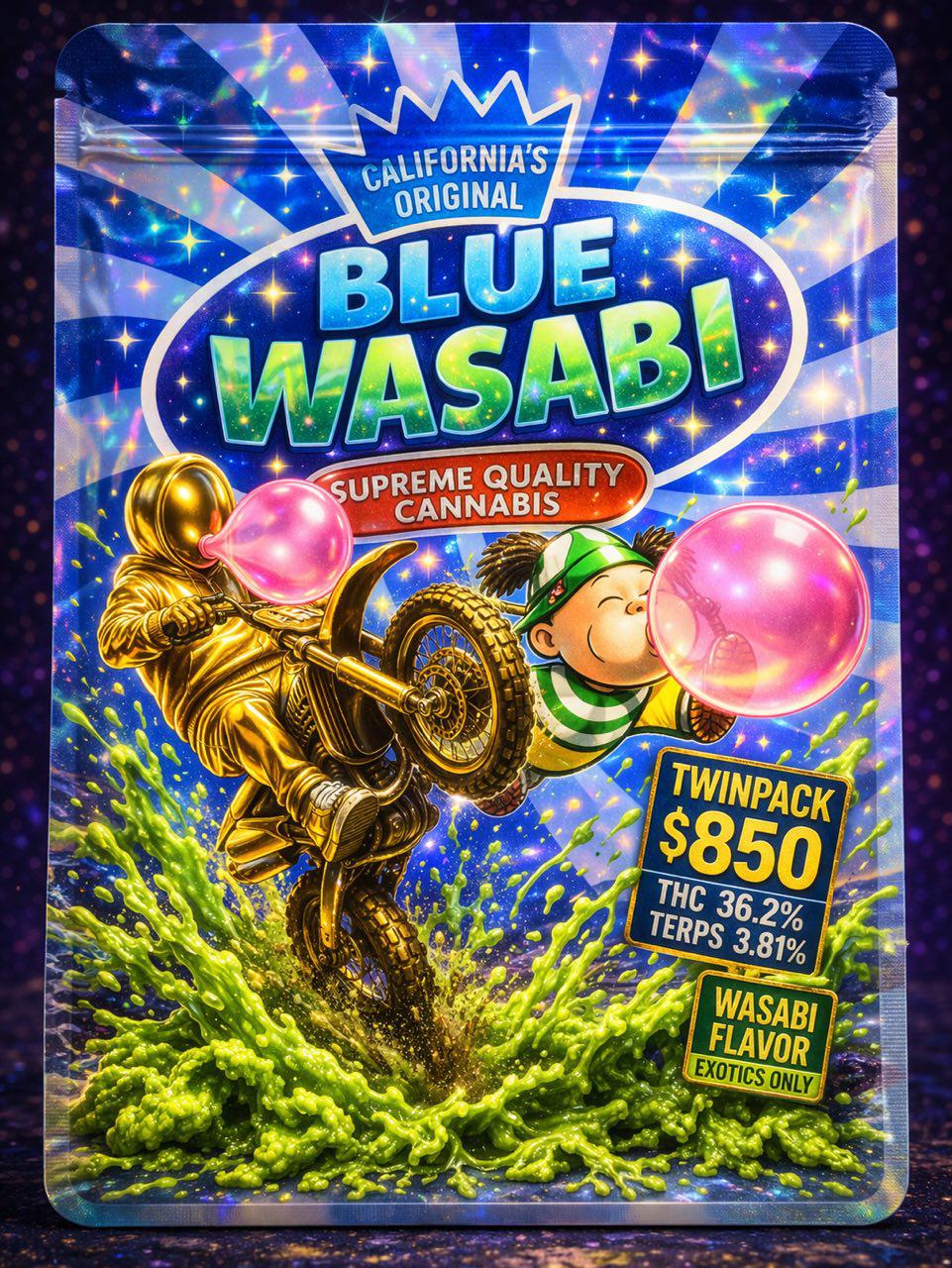 Blue wasabi weed strain Blue wasabi weed strain