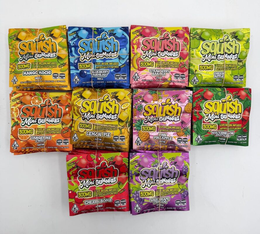 Squish Gummies 500mg per pack