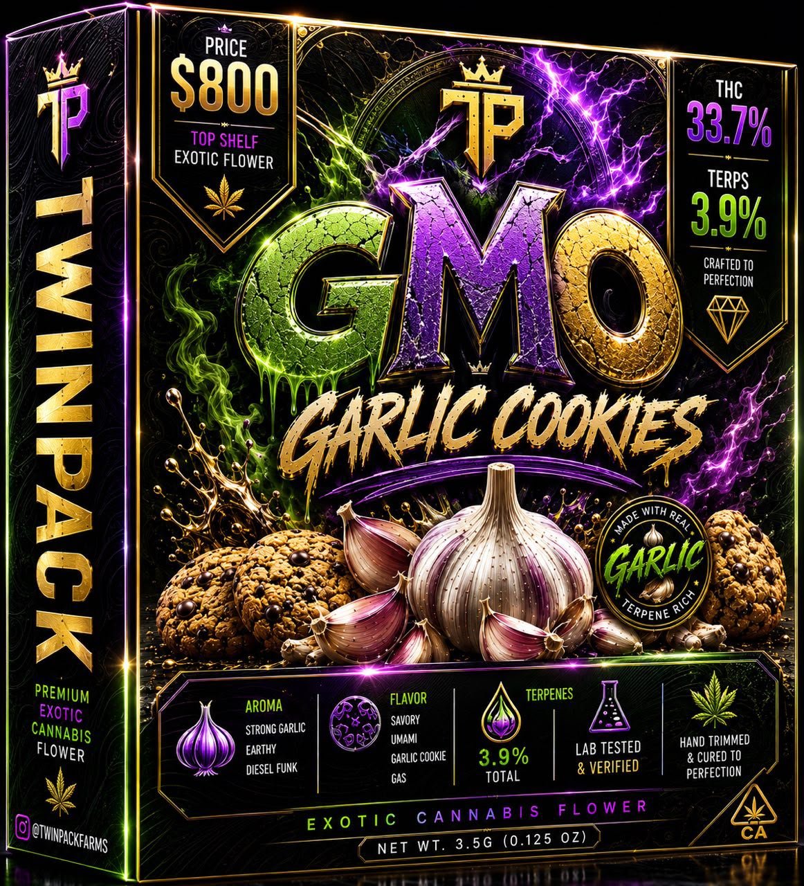 GMO Garlic Cookies Weed Strain GMO Garlic Cookies Weed Strain