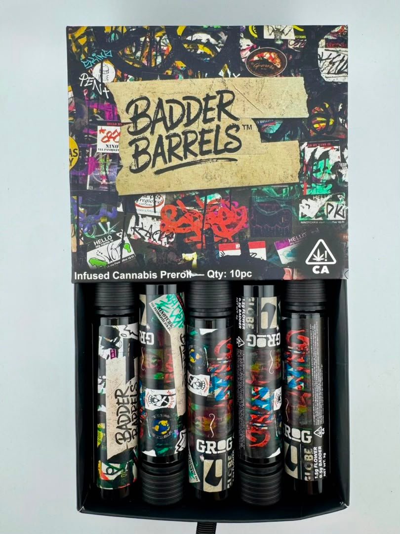 Badder Barrels Live Resin Infused Joint Badder Barrels Live Resin Infused Joint