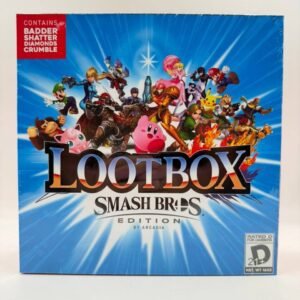 LOOTBOX SMASH BROS EDITION is a themed vape product featuring a distinctive Smash Bros Edition design. Check the product label for exact contents, flavors, capacity, and specifications.